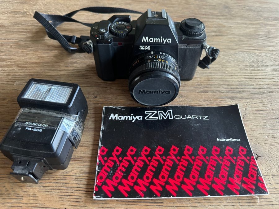 Mamiya ZM inklusive objektiv