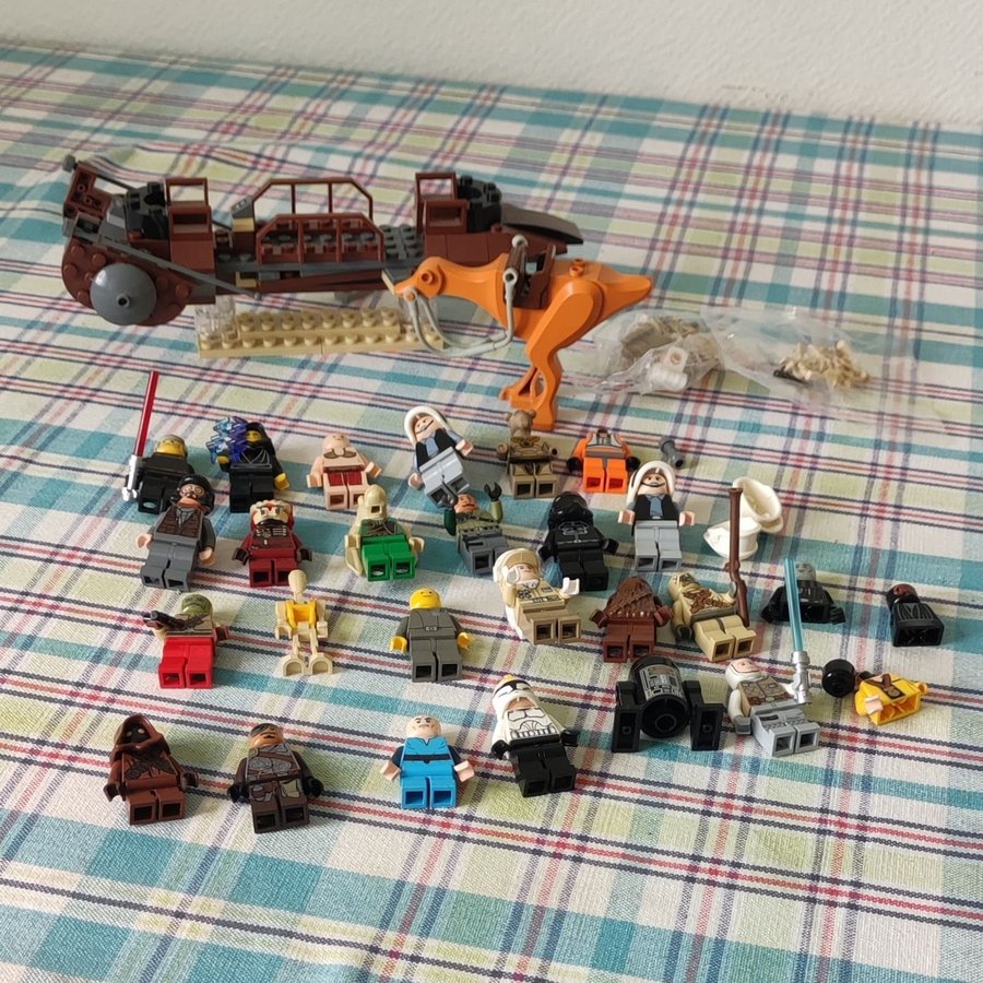 Lego Star Wars Blandade figurer plus farkost