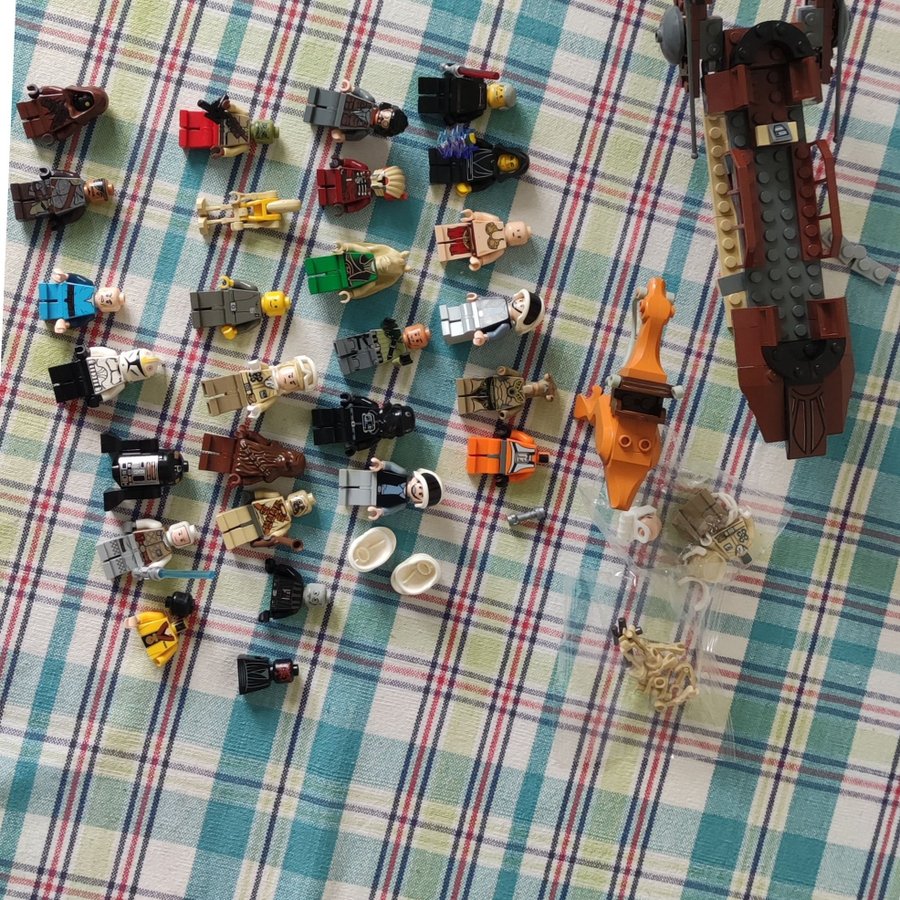 Lego Star Wars Blandade figurer plus farkost