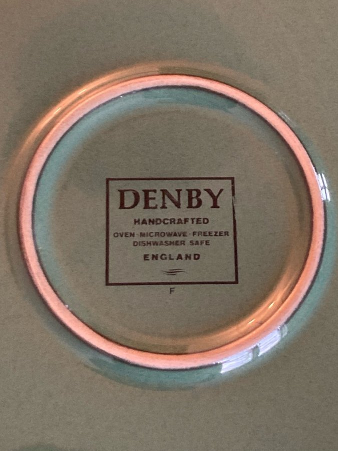 Denby Spice - 4st mattallrikar, made in England