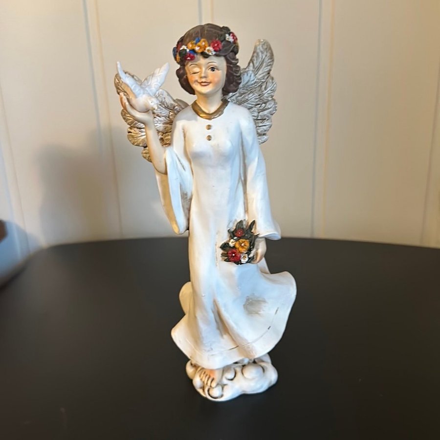 Christina Schollin,Ängel Figur ca 22 cm hög