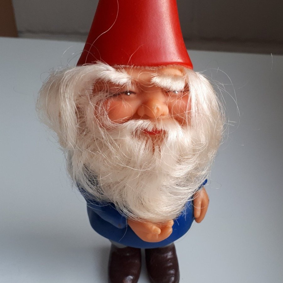 1970s Retro Santa, Elf, Gnome 22cm. Nisse Dukke. Julemand. Julenisse. Jultomten.