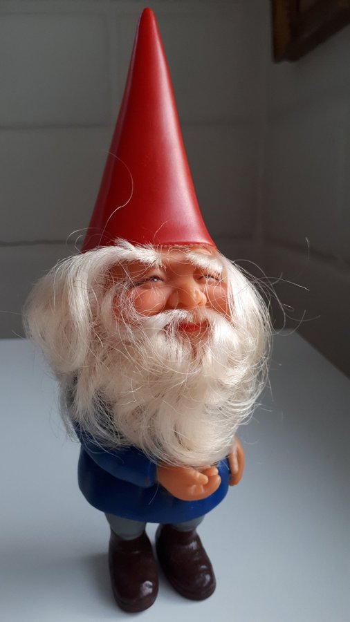 1970s Retro Santa, Elf, Gnome 22cm. Nisse Dukke. Julemand. Julenisse. Jultomten.