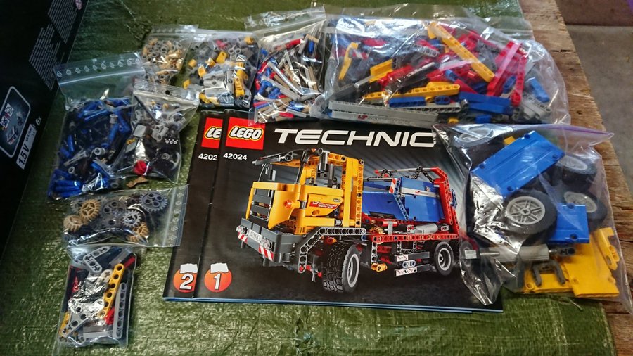 Lego Technic 42024 gebraucht Anleitung und alle Teile guter Zustand