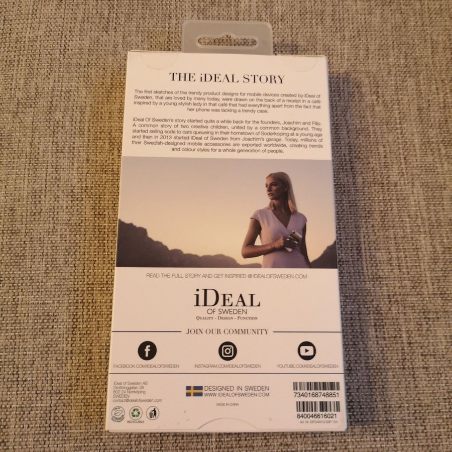 Ideal of Sweden Emerald Satin mobilfodral för Galaxy S9 Plus