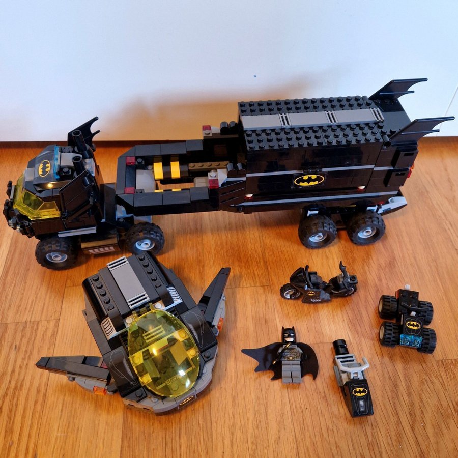 Lego Batman Mobile Bat Base 76160, ej komplett