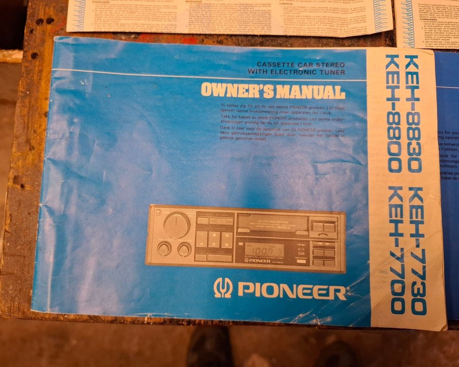 Pioneer Bilstereo Manualer