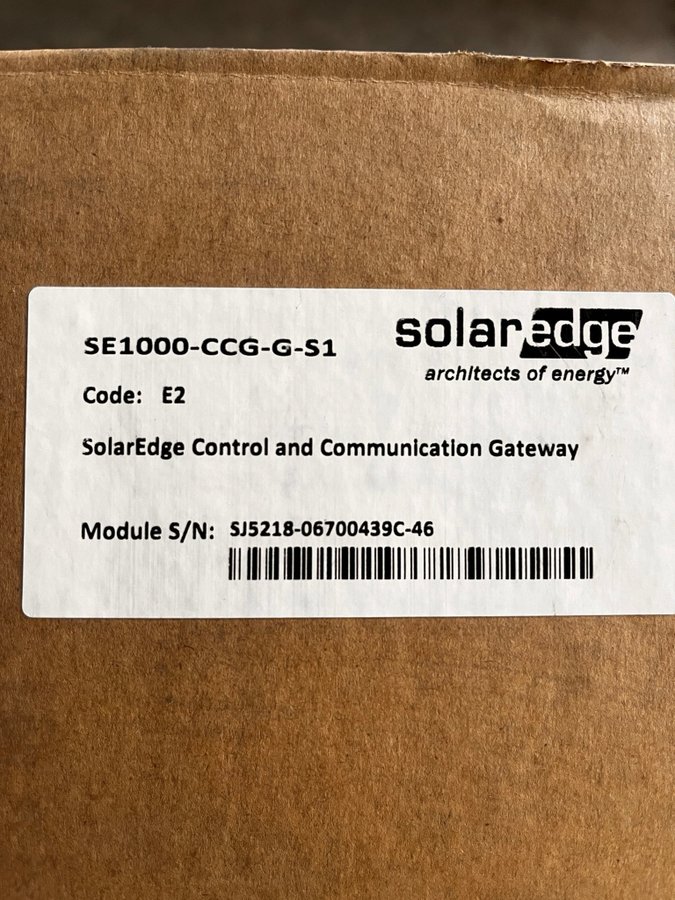 SolarEdge Gateway SE1000-CCG-G-S1