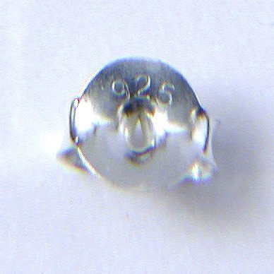 Piercing, Örhängen, Blingbling 7 mm, Äkta 925 Silver,