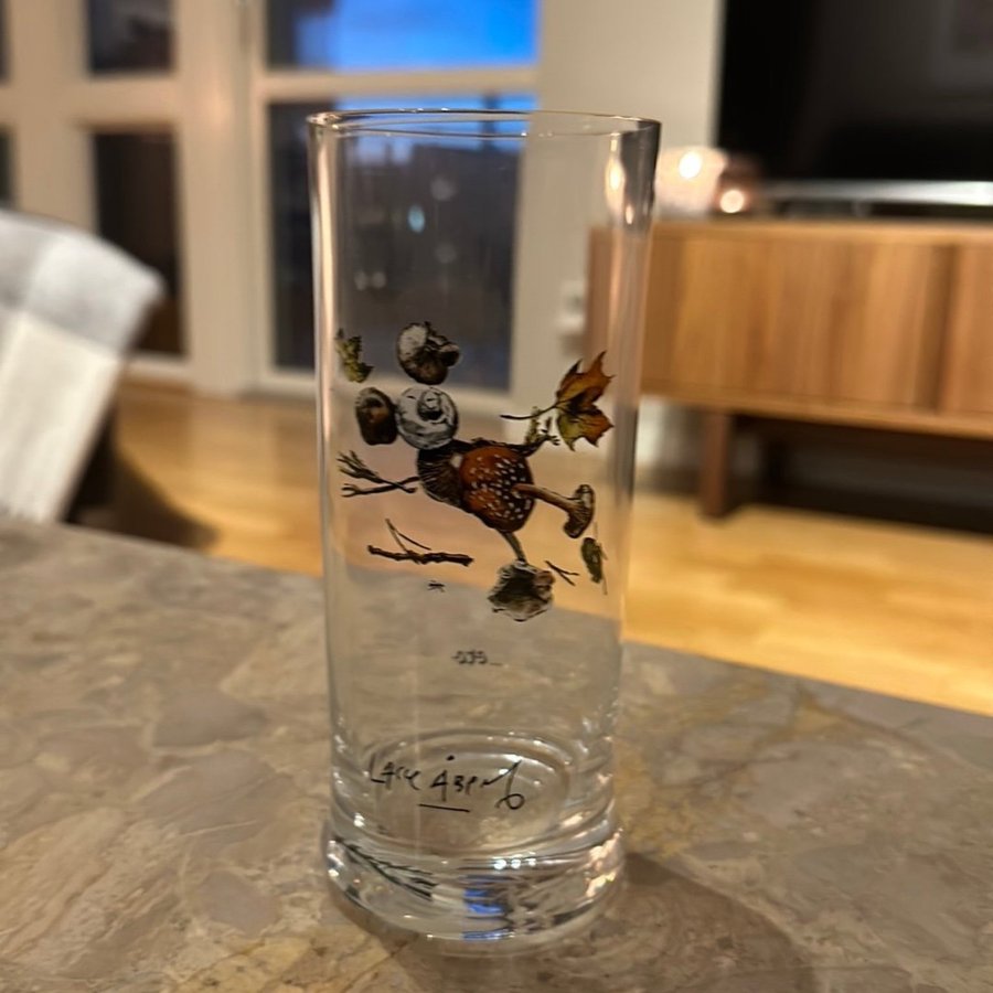 Lasse Åberg mussaka glas