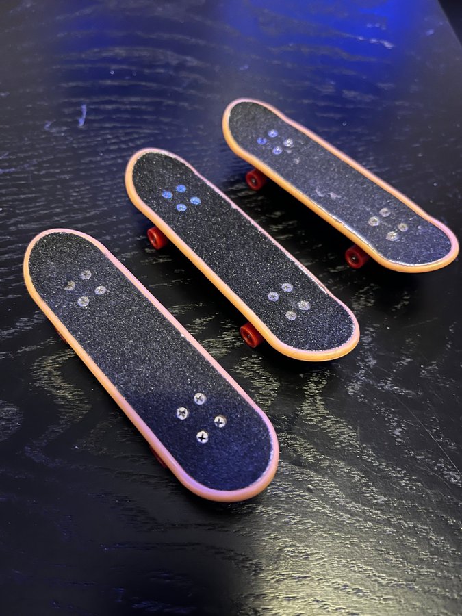 3 st fingerboards - lågt utropspris !