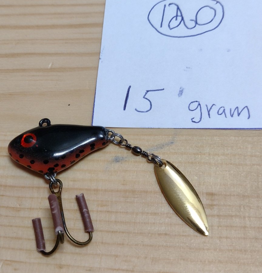 Tail Spinner 15 gram (handgjord) nummer 120