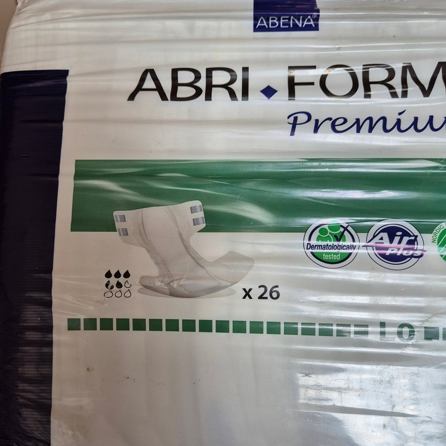 ABENA Abri Form Premium L0 / 26 stycken. Inkontinensskydd.