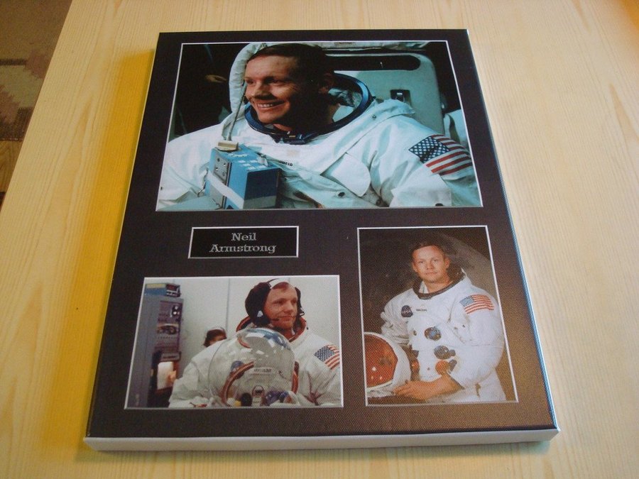 Neil Armstrong Apollo 11 Limited Edition canvastavla