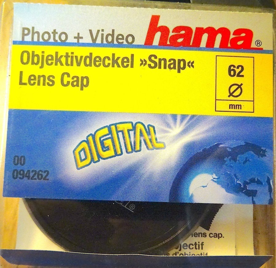 Optiklock Hama 62 mm.HELT NYTT.