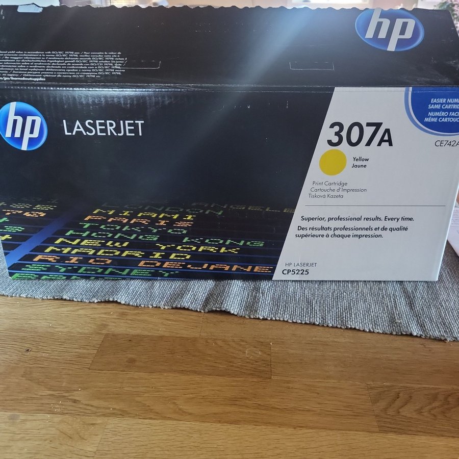 HP LaserJet 307A Gul Tonerkassett