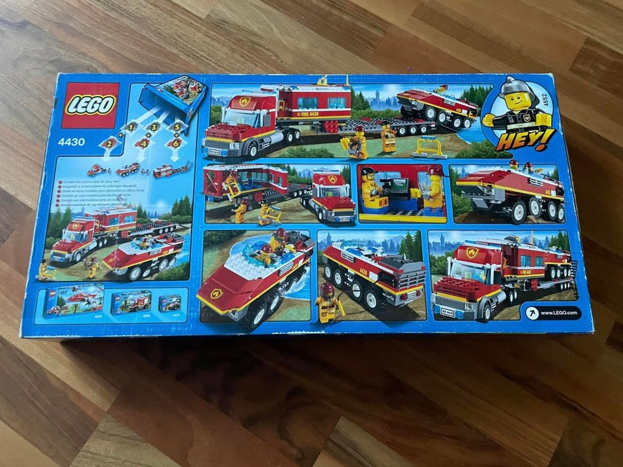 Lego City 4430 - Fire Transporter / Brandbil med släp