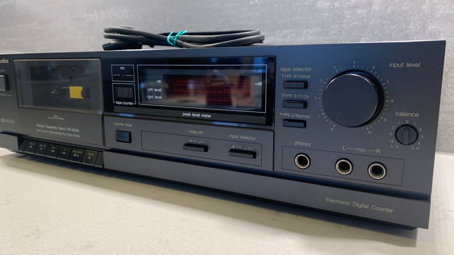 Technics RS-B106 Kassettdäck, Kassettbandspelare, Fungerande