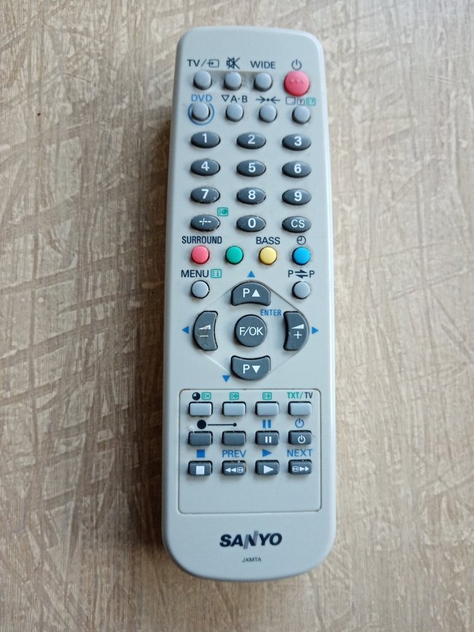 TV Fjärrkontroll Sanyo jxmta