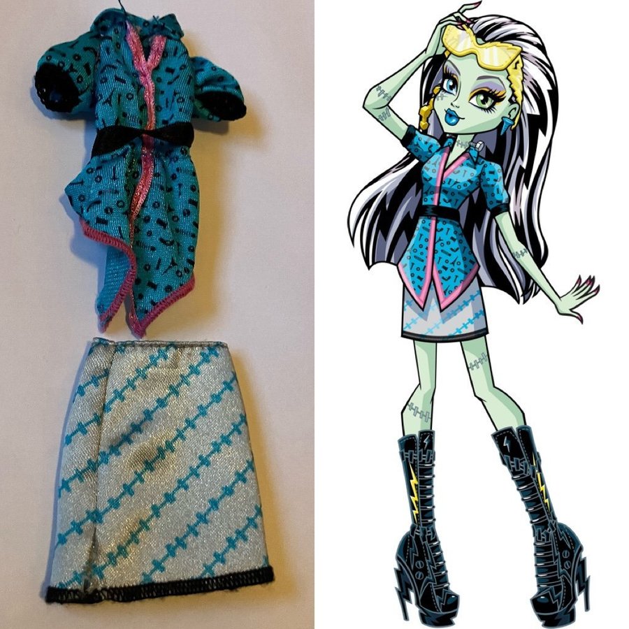 Outfit för Monster High Frankie Stein ”Scaris - city of freights” 2012