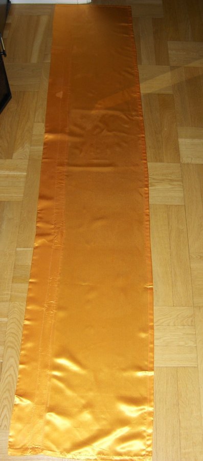 Gardinkappa orange gardin 222 cm x 41 cm