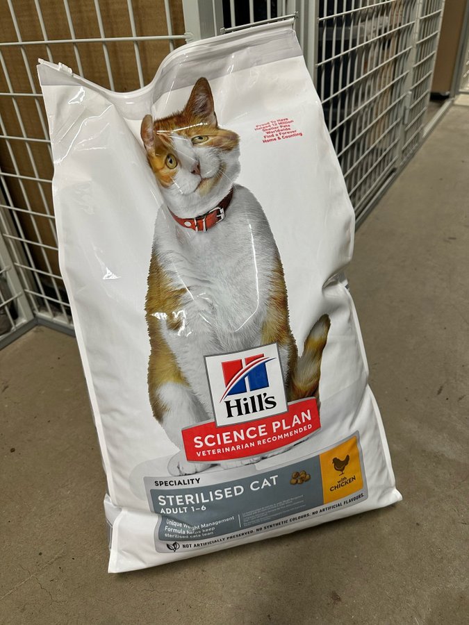 Torrfoder till katt - oöppnat. 10kg