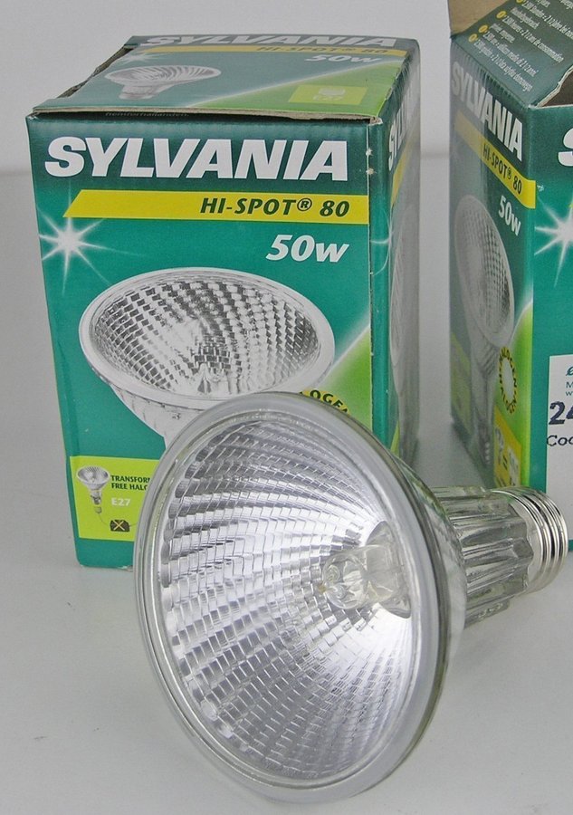 NYA! Sylvania Hi-Spot 80 50watt Flood 25° E27 50 w