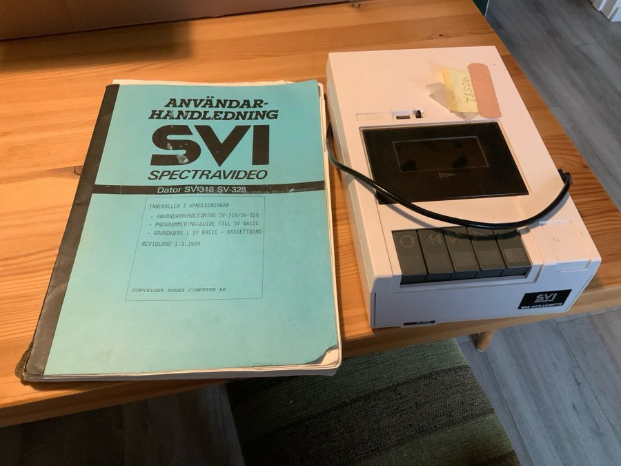 SVI SV-318 Datorkassettbandspelare