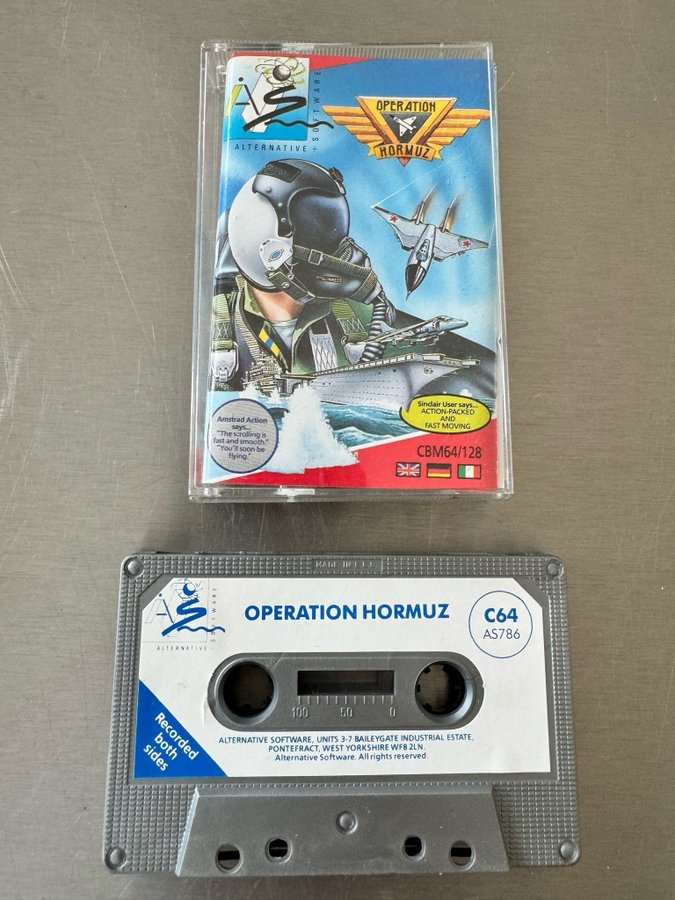 Operation Hormuz C64 Kassettebånd