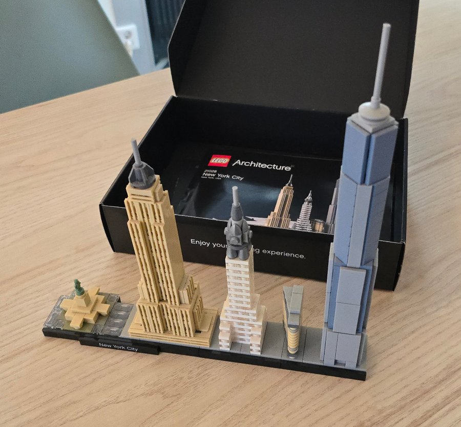 LEGO Architecture 21028 New York City - komplett i förpackning