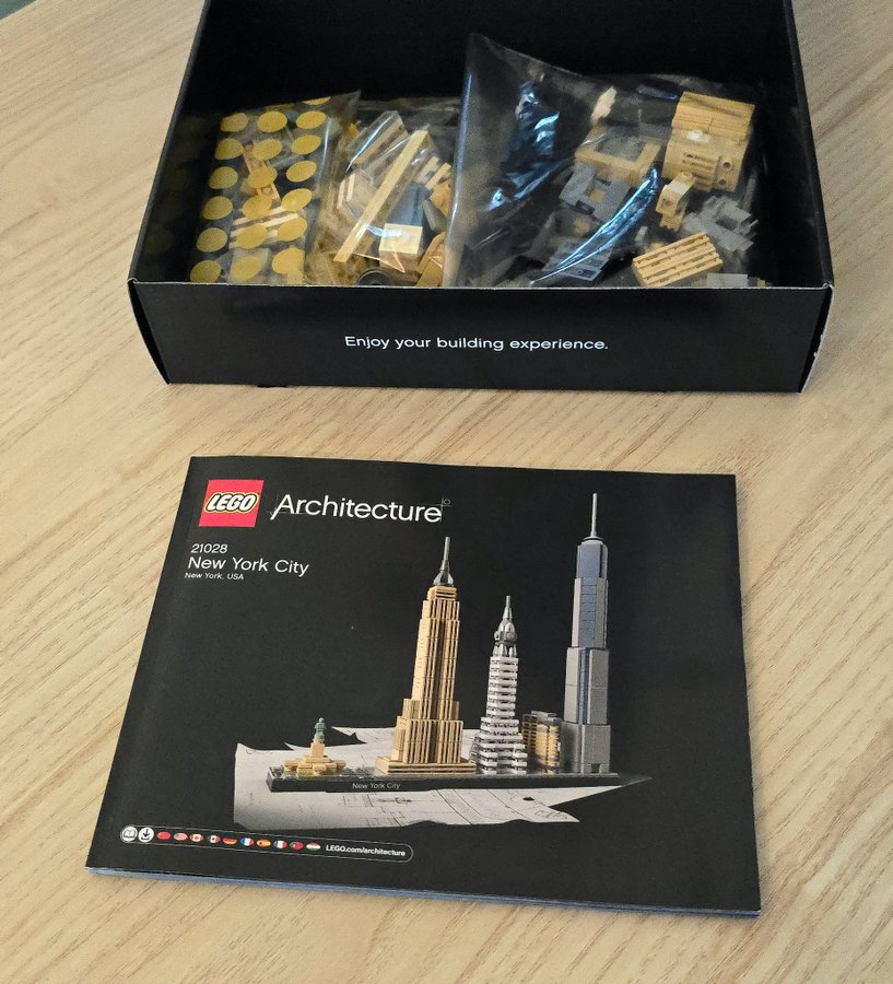 LEGO Architecture 21028 New York City - komplett i förpackning