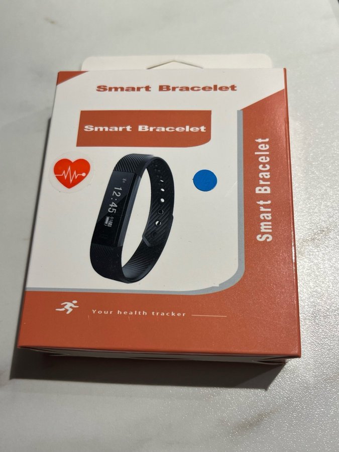 NYTT smartarmband/Health tracker i blå färg