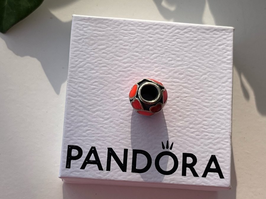 Pandora berlock röd emalj, S925 ALE.