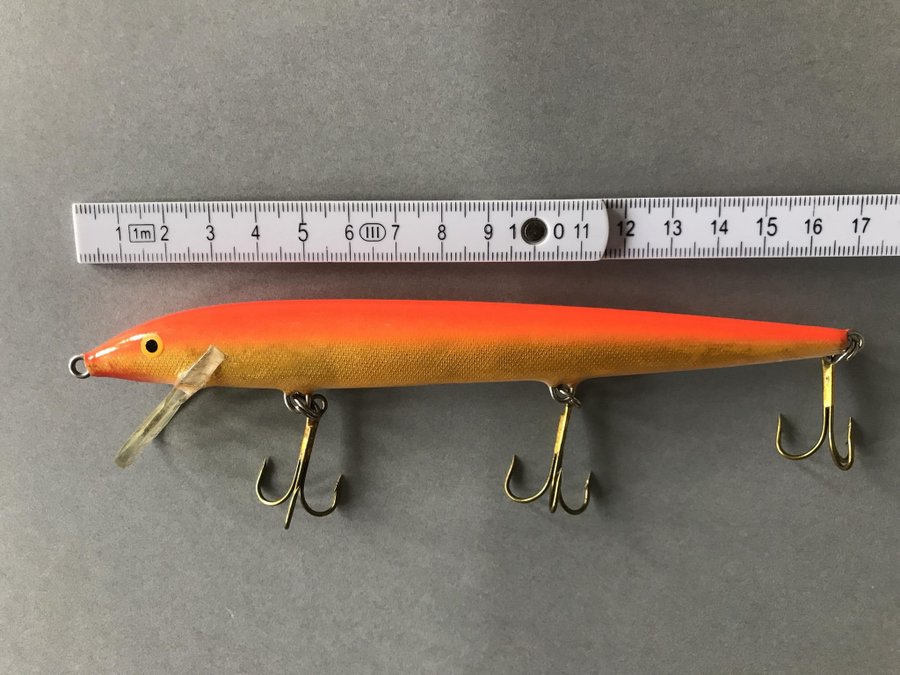 Wobbler Original RAPALA FLOATING FINLAND 20 gram 17 cm Orange