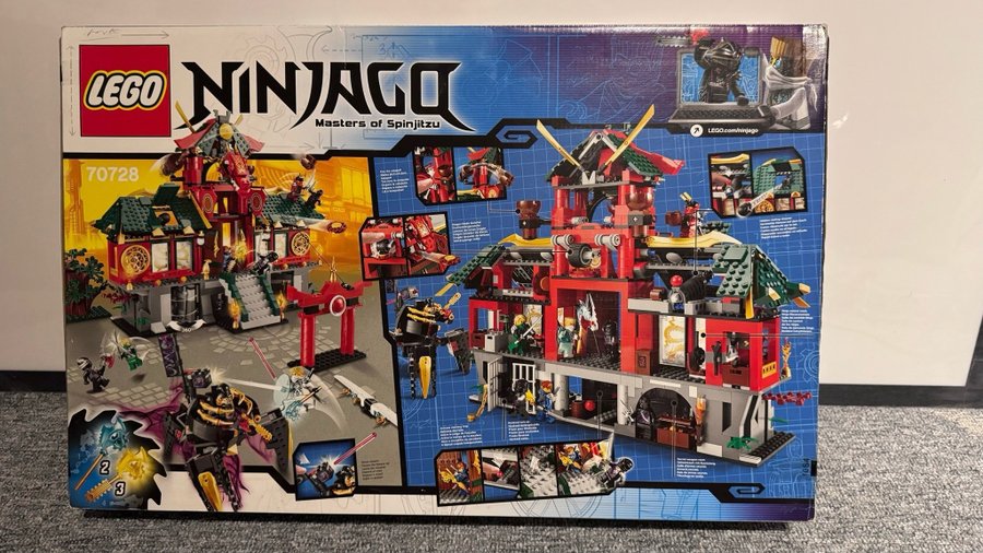 Uåbnet - 70728 LEGO Rebooted Battle for Ninjago City