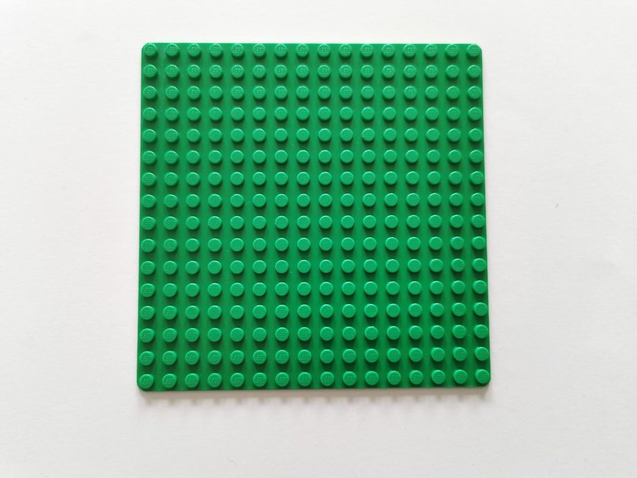 Lego - platta - basplatta - 16x16 - part 3867 - grön