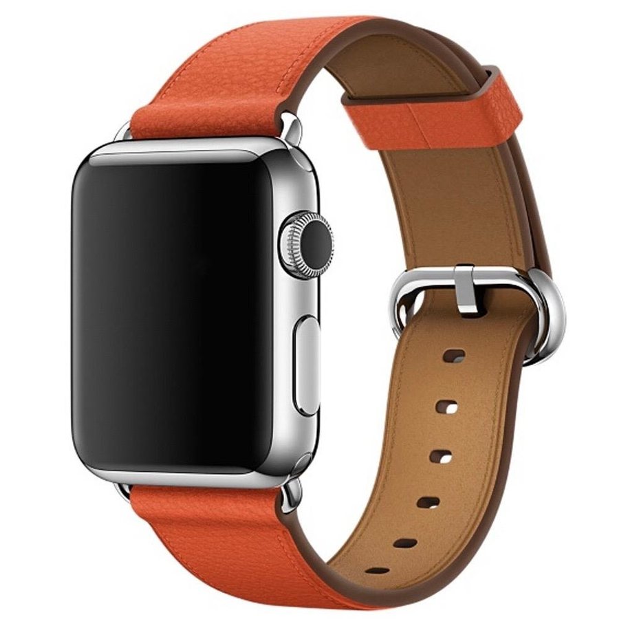 Classic Buckle 38/40/41/42mm Apple Watch Armband - ORANGE