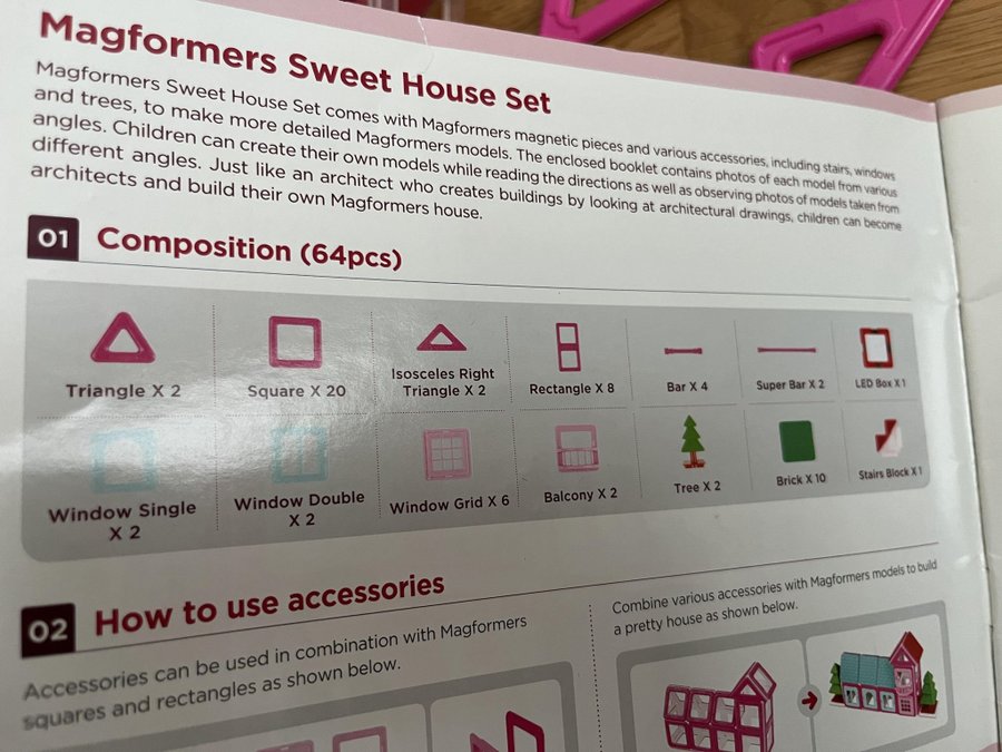 magformers Sweet House Set 63pc