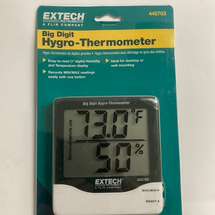 Extech 445703 Big Digit Hygro-Thermometer