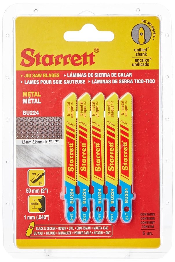 Sticksågblad HSS Dubbelmetall 10-pack STARRETT