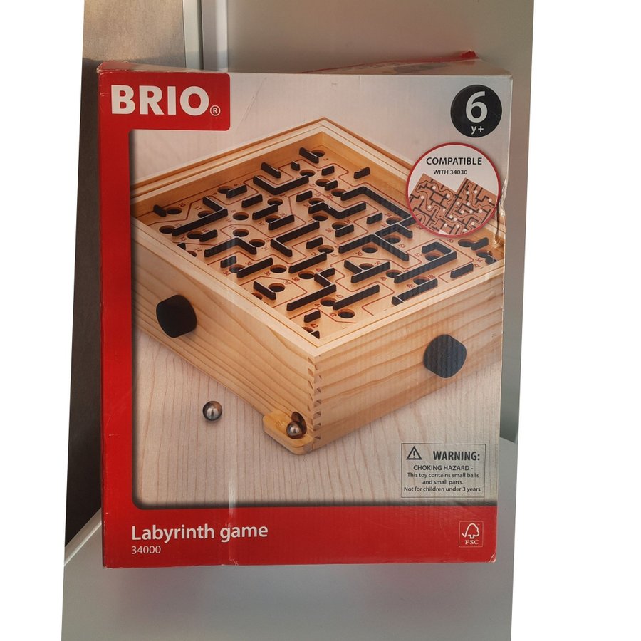 BRIO Labyrinth Game 34000 klassen i trä