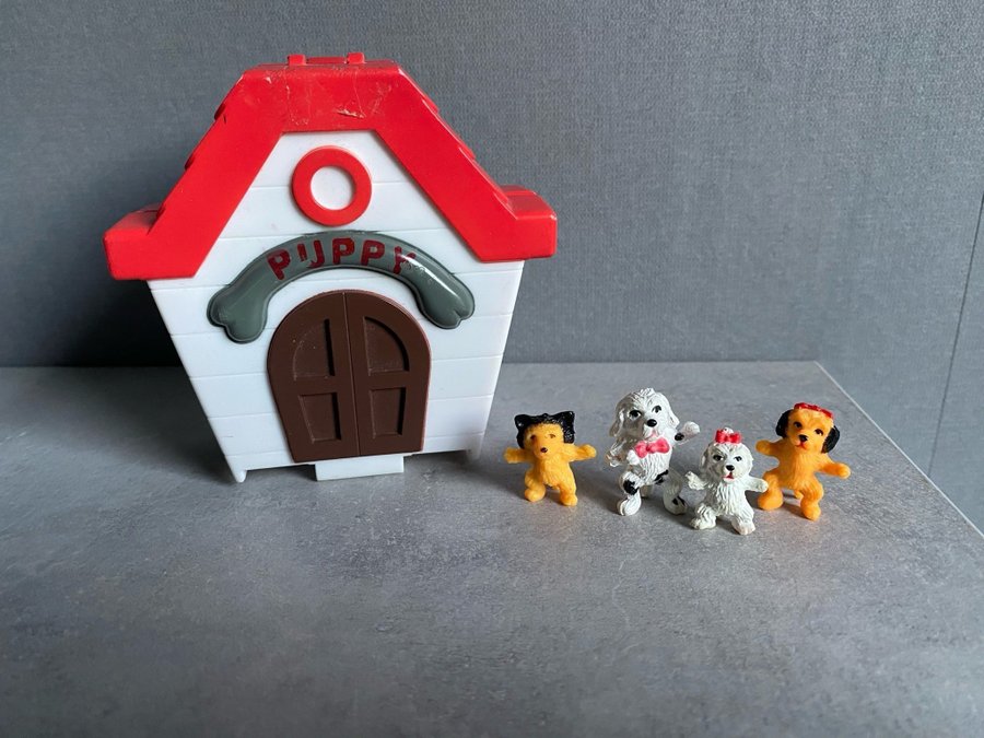 Puppy Playset med hus och figurer