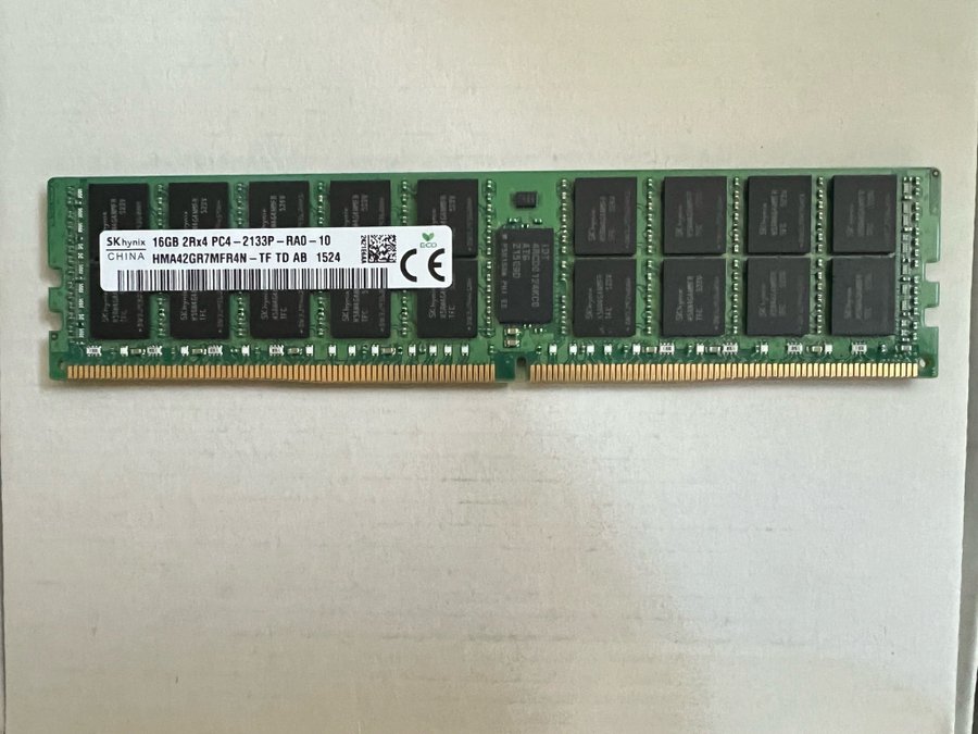 16GB 2Rx4 PC4-2133P-RAD-10 HMA42GR7MFR4N-TF TD AB 1524