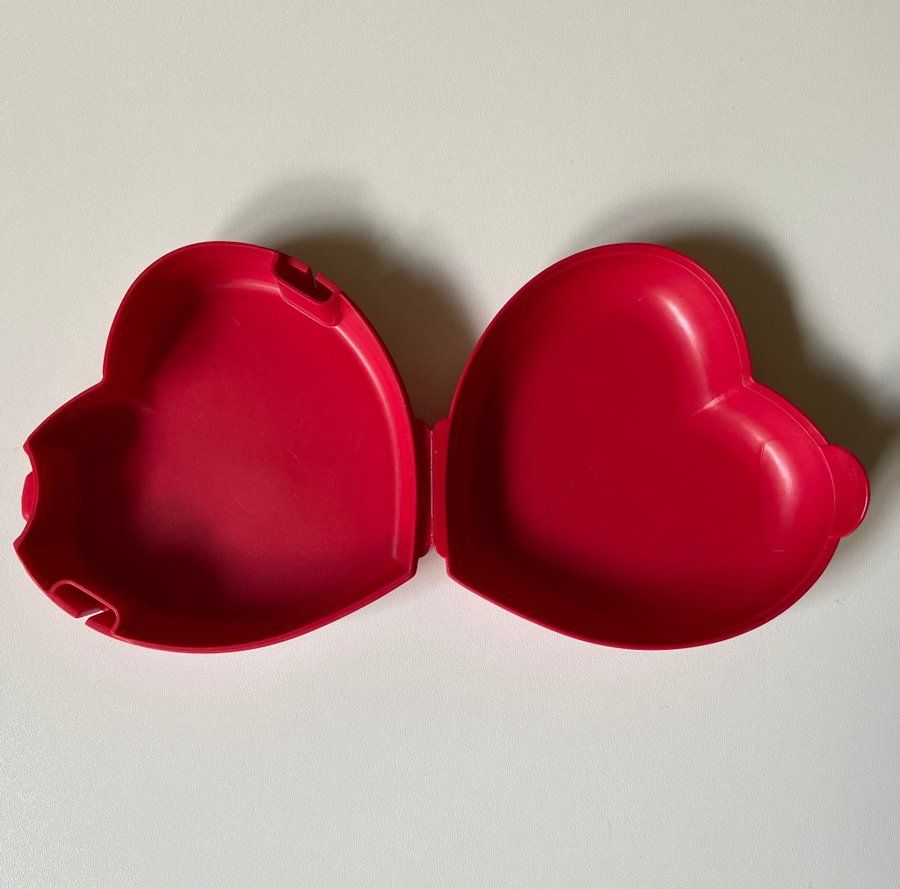 Tupperware Heart Shaped Container