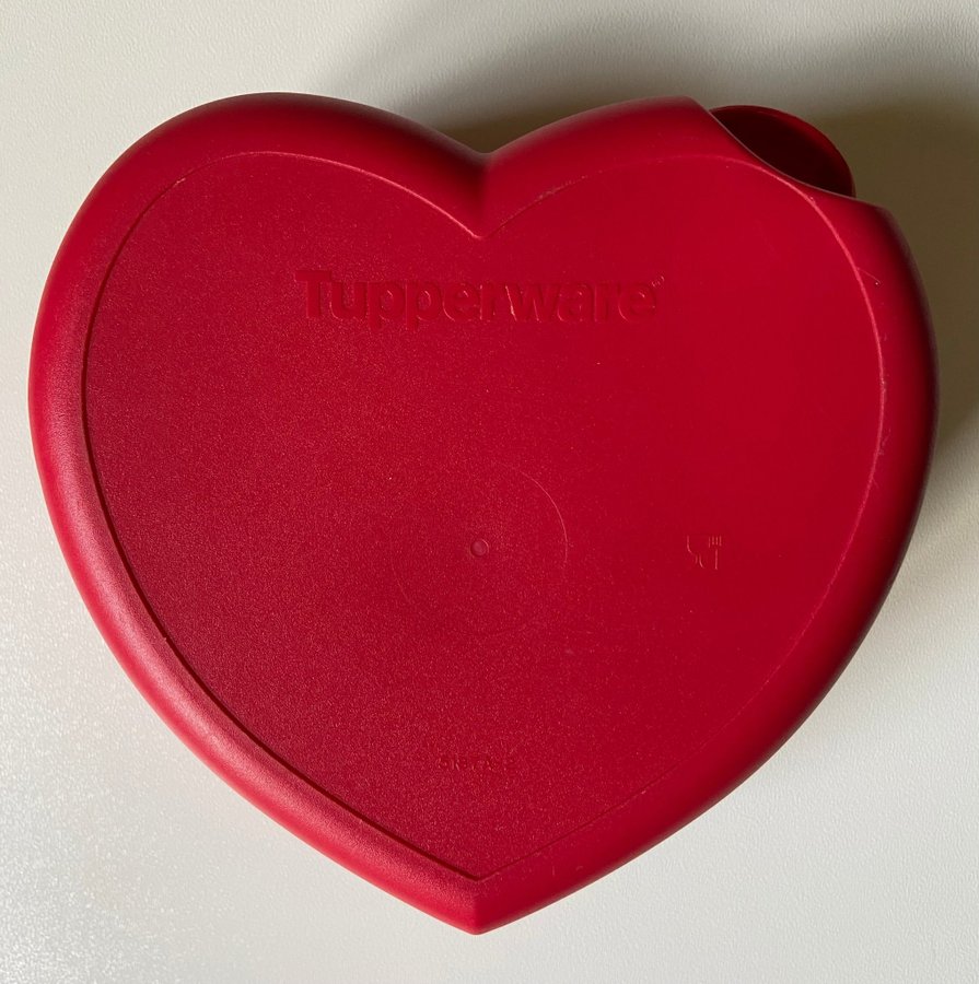 Tupperware Heart Shaped Container