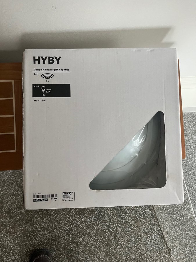 IKEA HYBY Taklampa, oanvänd