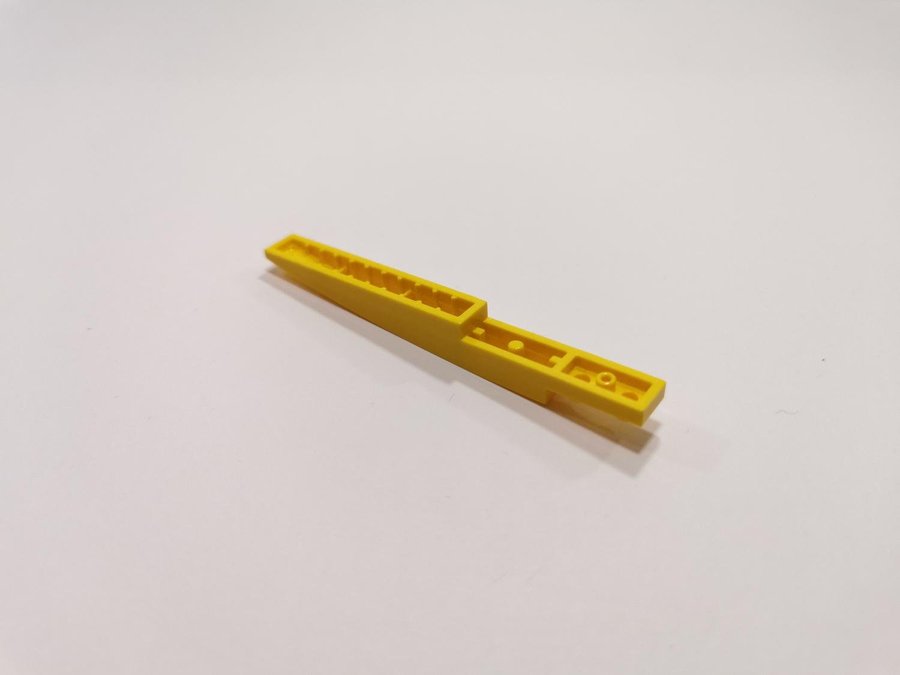 Lego - slope - curved - böjd - 10x1 - part 85970 - gul