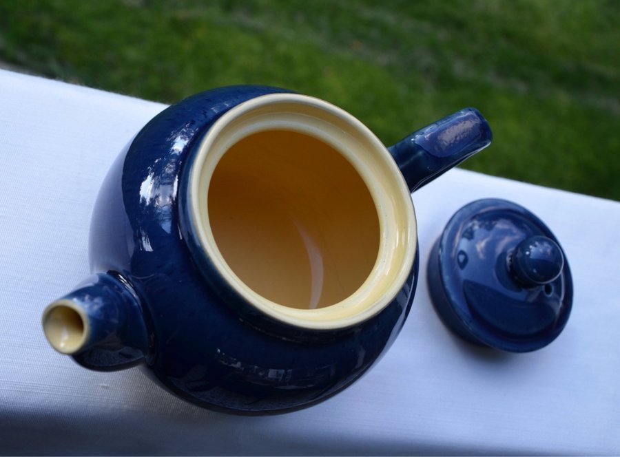 Vintage Denby - Cottage Blue - liten tekanna