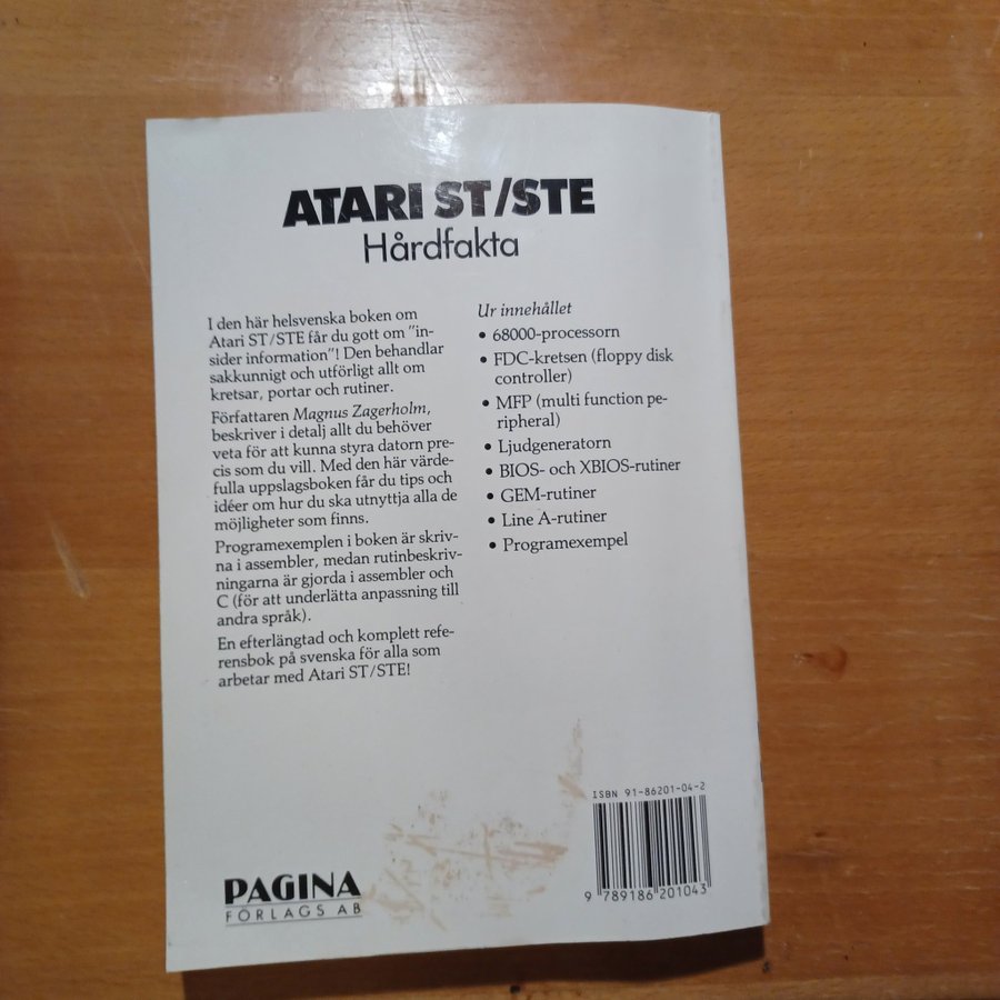 ATARI ST/STE Hårdvarufakta