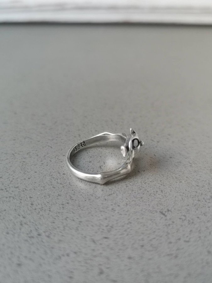 SILVER ring 925 stämpel pläterad